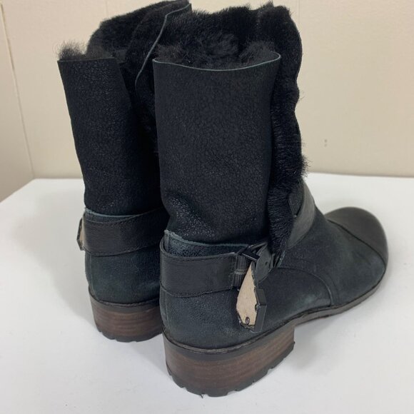 Matt Bernson Women's Tundra Element Faux Fur Lined Boots Black Size 9.5 Rocker - Picture 3 of 10